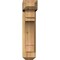 Ekena Millwork Merced Craftsman Rough Sawn Bracket w/ Offset Brace, Western Red Cedar, 6"W x 18"D x 26"H BKT0604X18X26MRC04RWR - alternate 3